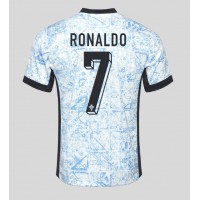 Camiseta Portugal Cristiano Ronaldo #7 Segunda Equipación Replica Eurocopa 2024 mangas cortas